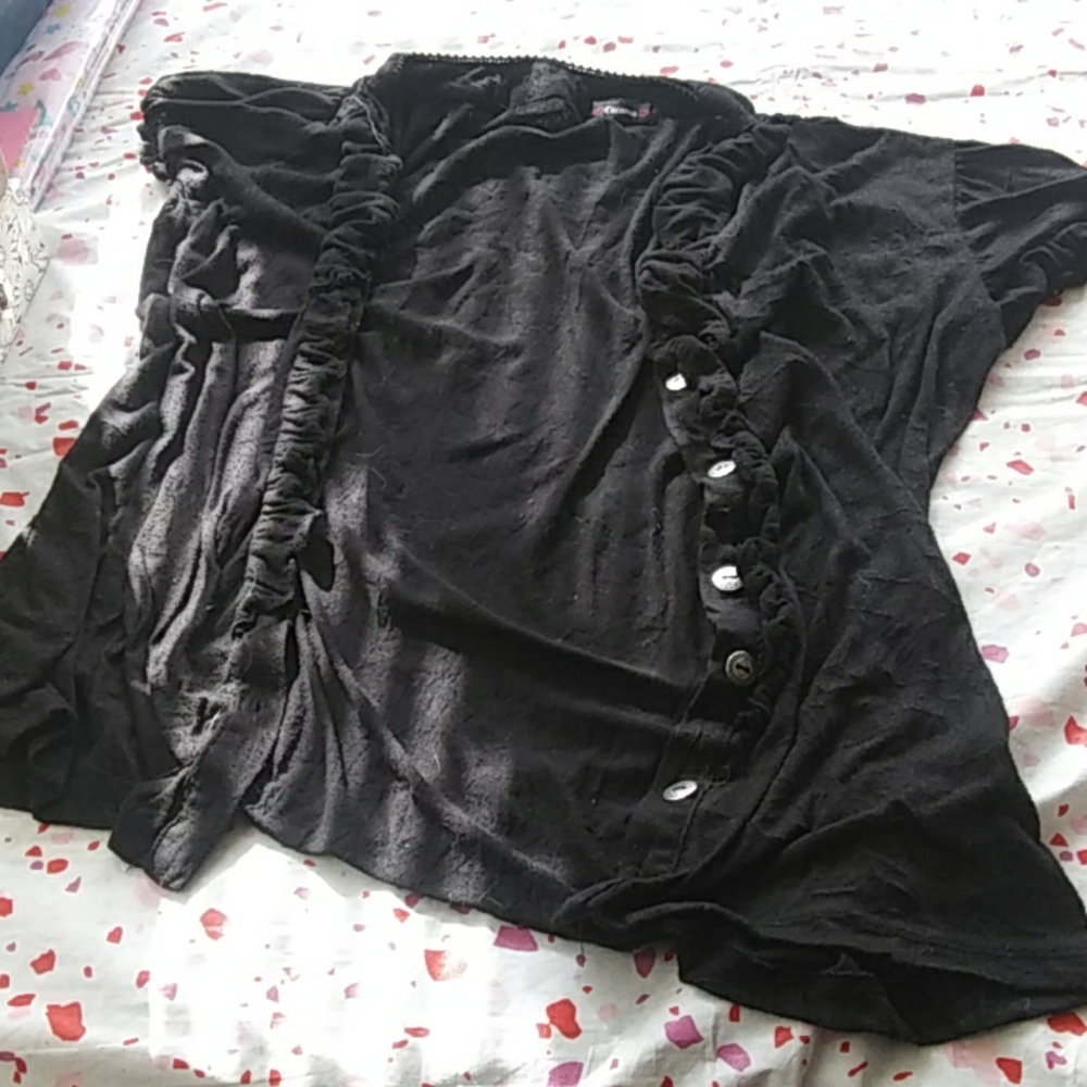 Black button up cardigan